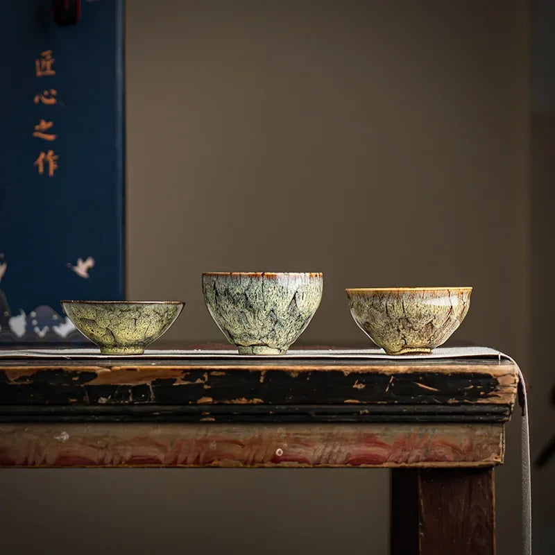 Ensemble de 5 tasses de thé en céramique - 100ML Ma Théière