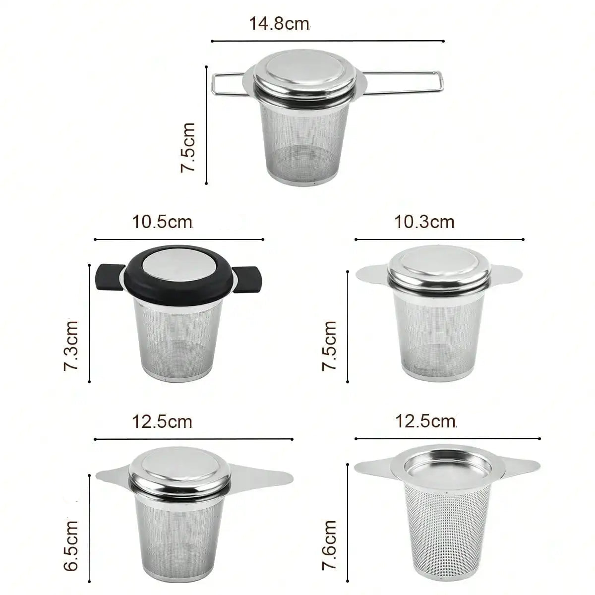Infuseur à thé en acier inoxydable - filtres à mailles Ma Théière