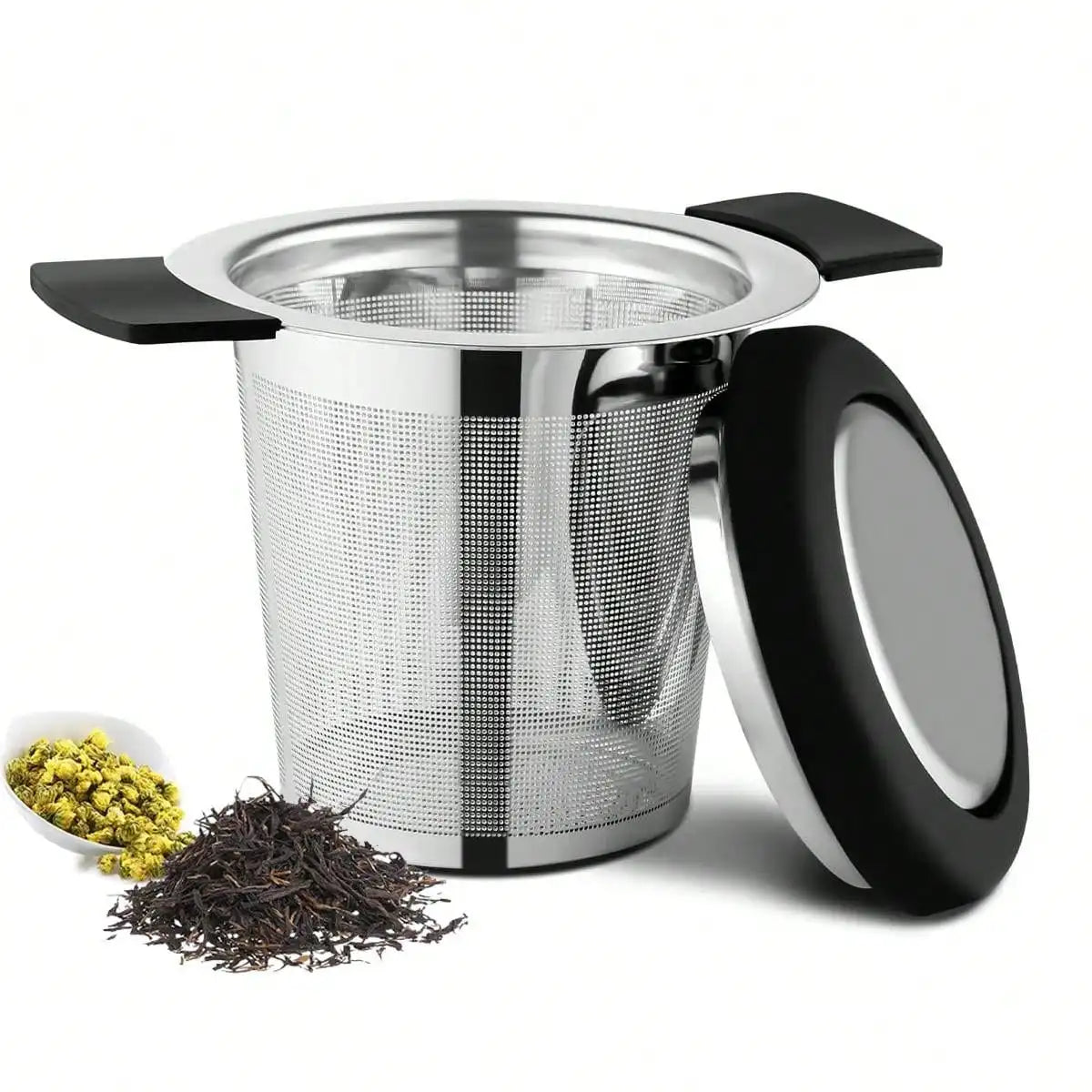 Infuseur à thé en acier inoxydable silicone - filtre mailles Ma Théière