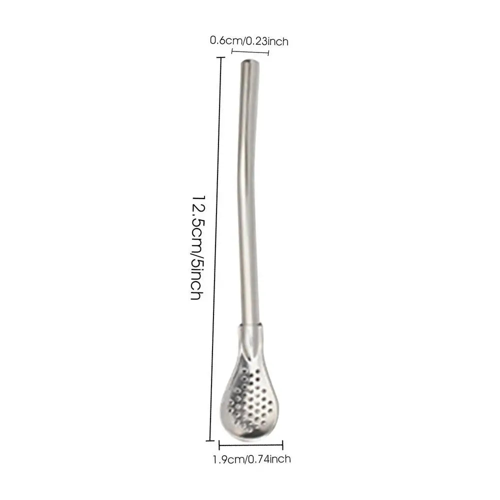 Kit Bombilla - Paille à maté et brosse 12.5 cm Ma Théière