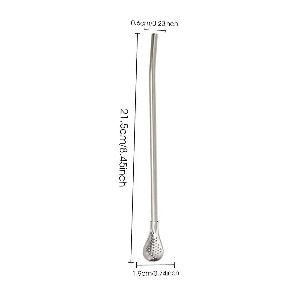 Kit Bombilla - Paille à maté et brosse 21.5 cm Ma Théière