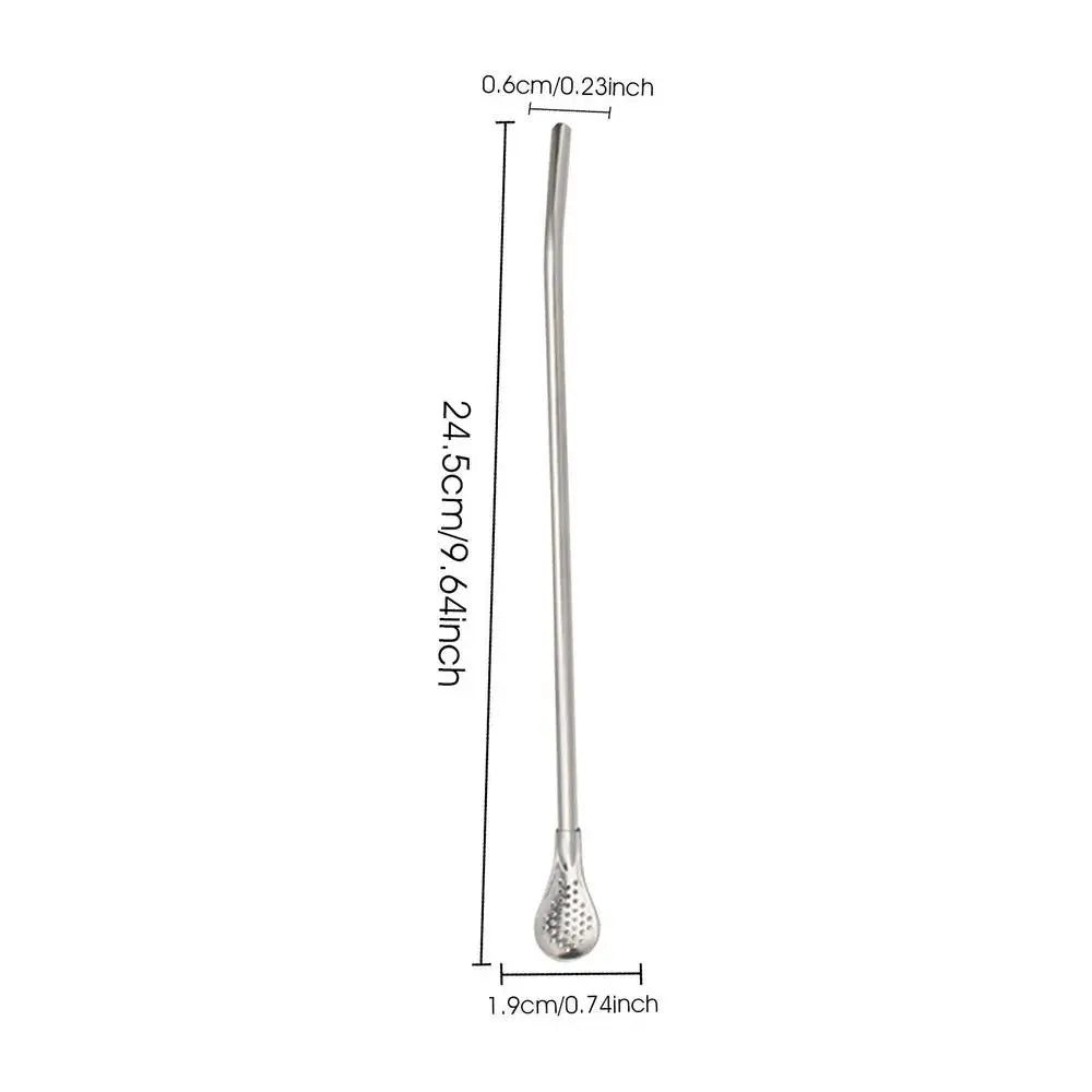 Kit Bombilla - Paille à maté et brosse 24.5 cm Ma Théière