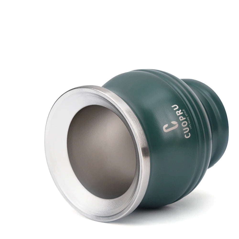 Kit calebasse maté en métal isotherme + bombilla maté + séparateur Ma Théière