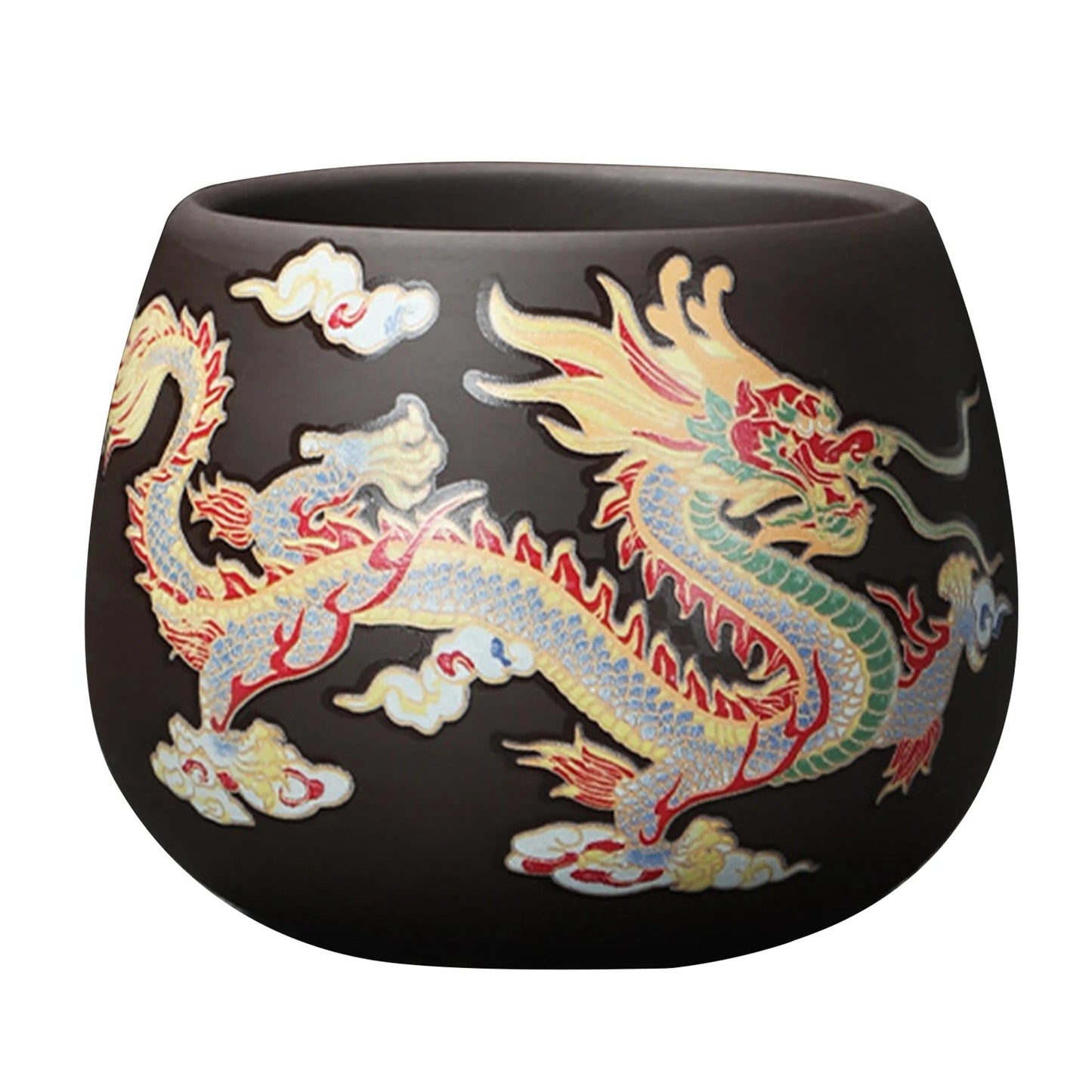 Service à thé en argile chinoise dragon mythique Ma Théière