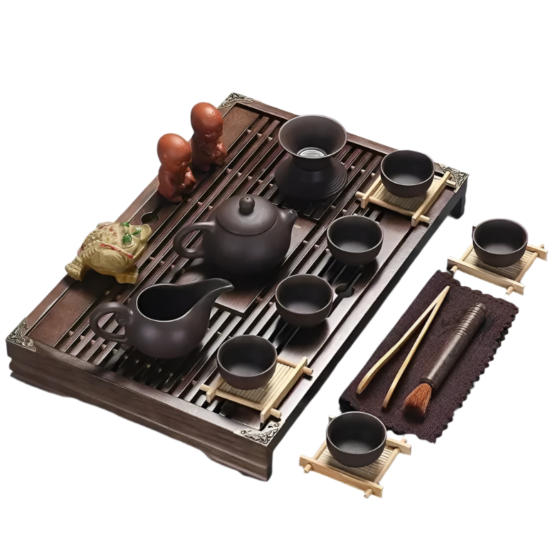 Service à thé en céramique chinois 20 pièces