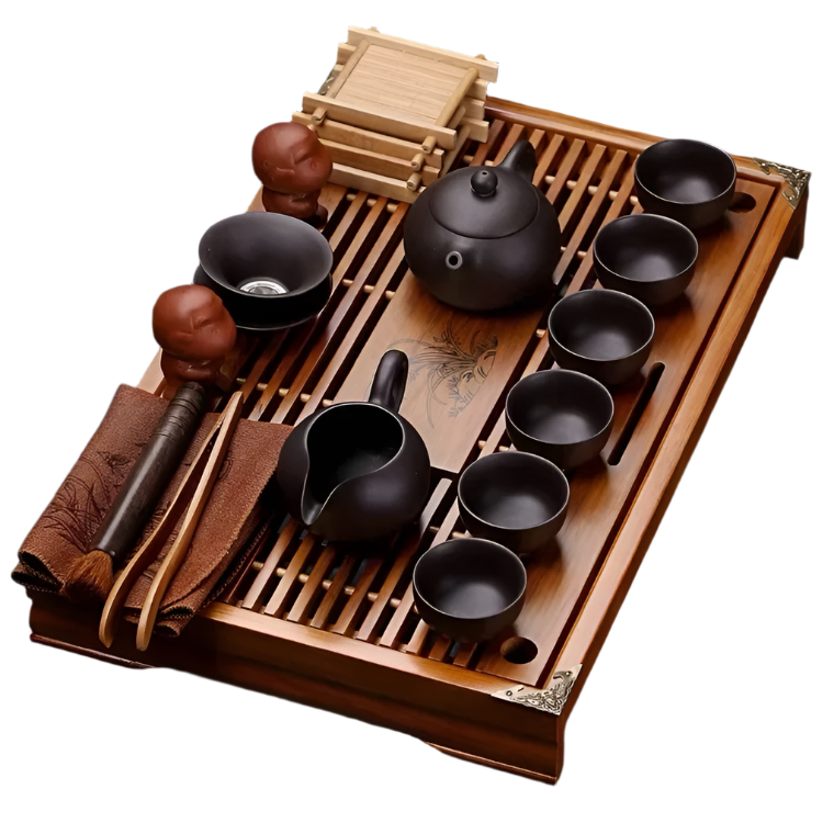 Service à thé en céramique chinois 26 pièces