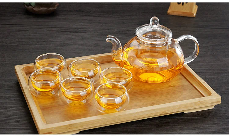 Service à thé en verre avec 6 personnes - 600ml Ma Théière