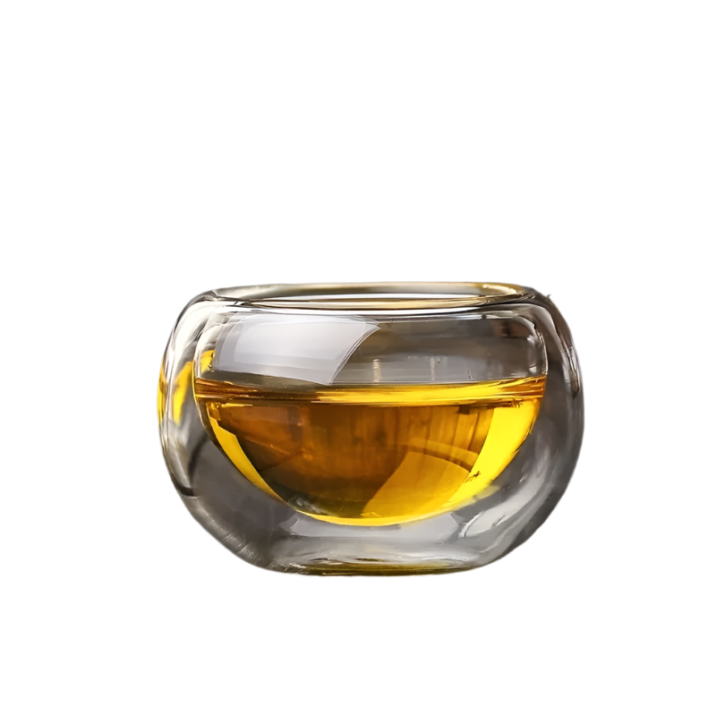 Tasses à thé en verre double paroi isotherme - 50ml