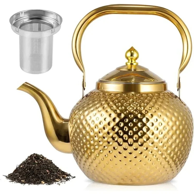 Théière en acier inoxydable marocaine Ma Théière