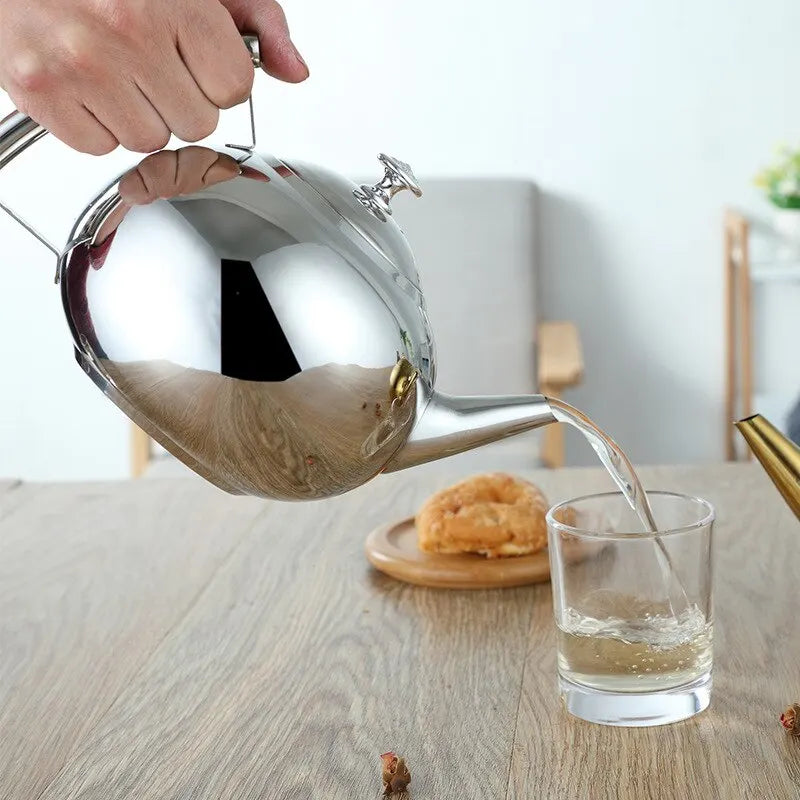 Théière en acier inoxydable polyvalente - 1,5L Ma Théière