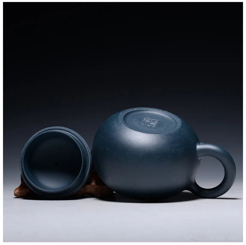 Théière en argile artisanale bleue Ma Théière