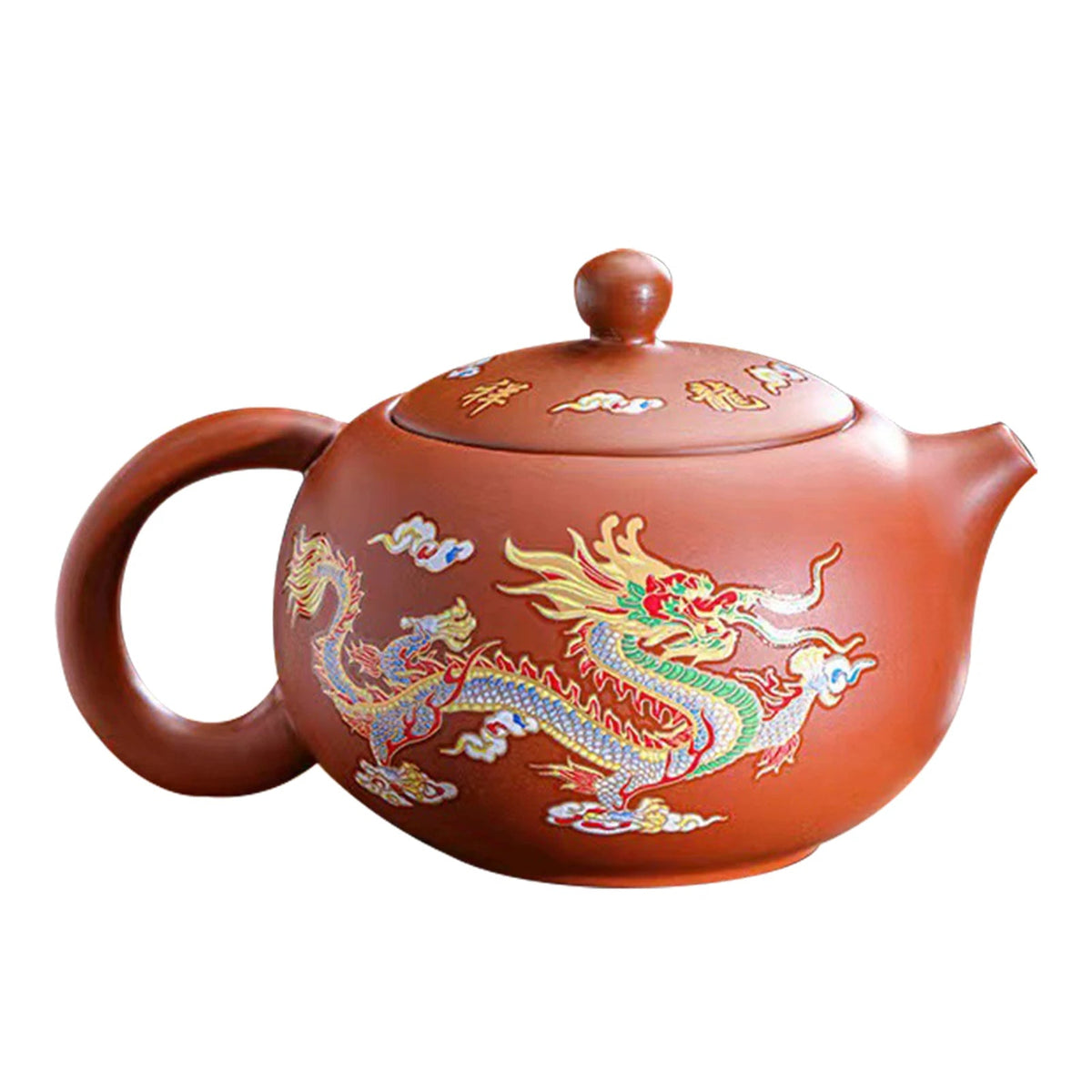 Théière en argile chinoise dragon mythique Argile Ma Théière