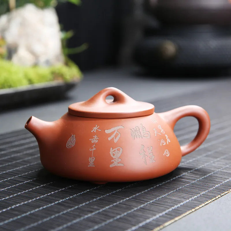 Théière en argile chinoise traditionnelle Rouge Ma Théière