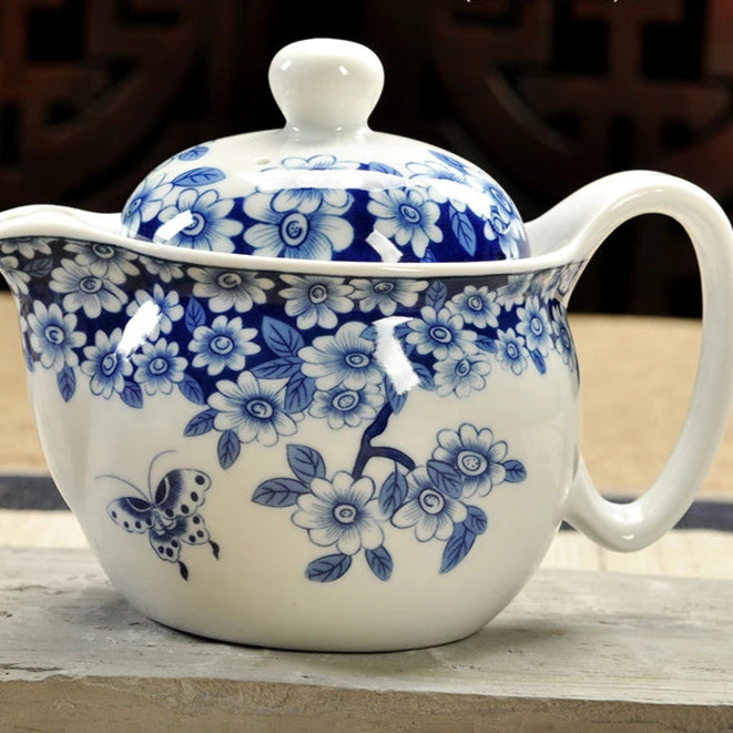 Théière en céramique avec filtre chinoise papillon - 350ml Ma Théière