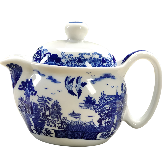 Théière en céramique avec filtre chinoise village - 350ml