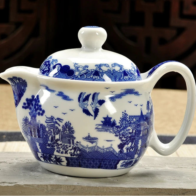 Théière en céramique avec filtre chinoise village - 350ml Ma Théière