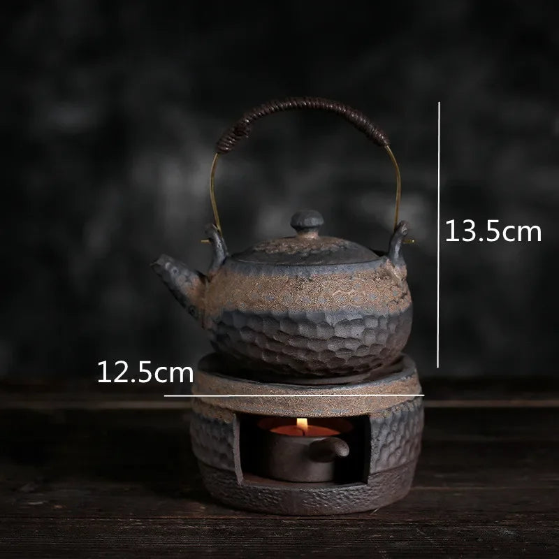 Théière en céramique chinoise avec four chauffant Ma Théière