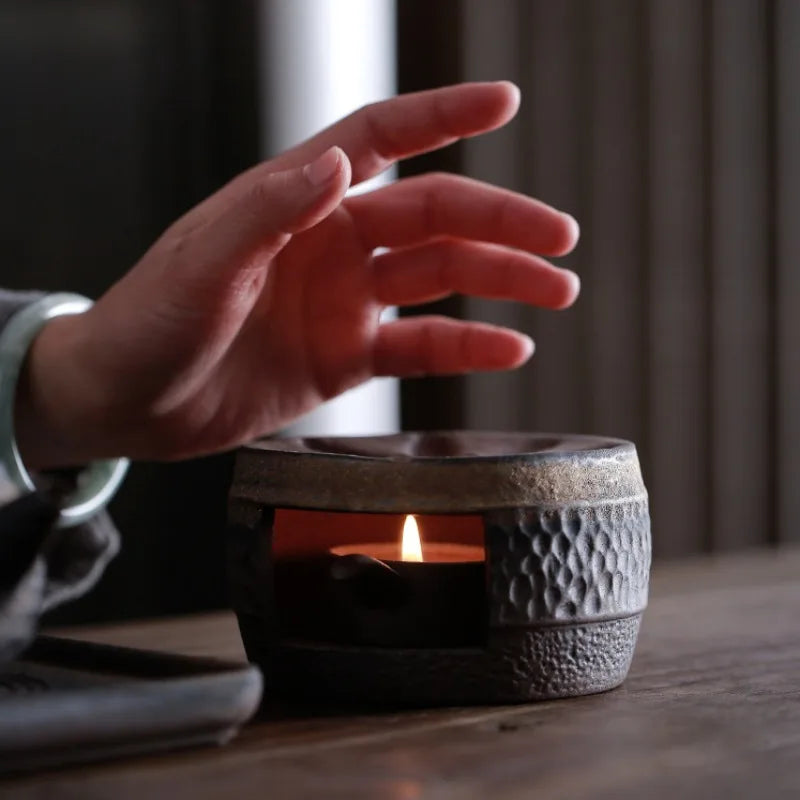 Théière en céramique chinoise avec four chauffant Ma Théière