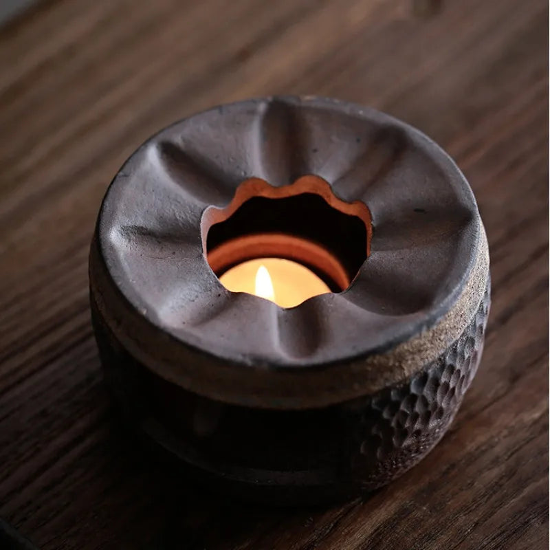 Théière en céramique chinoise avec four chauffant Ma Théière