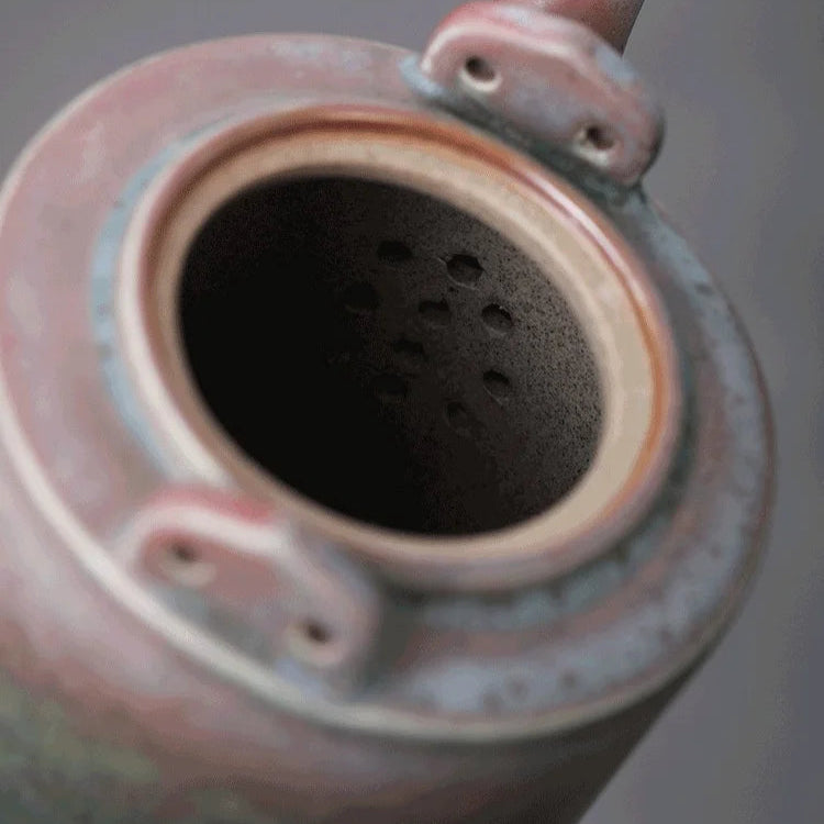 Théière en céramique chinoise poignée cuivre - 400ml Ma Théière