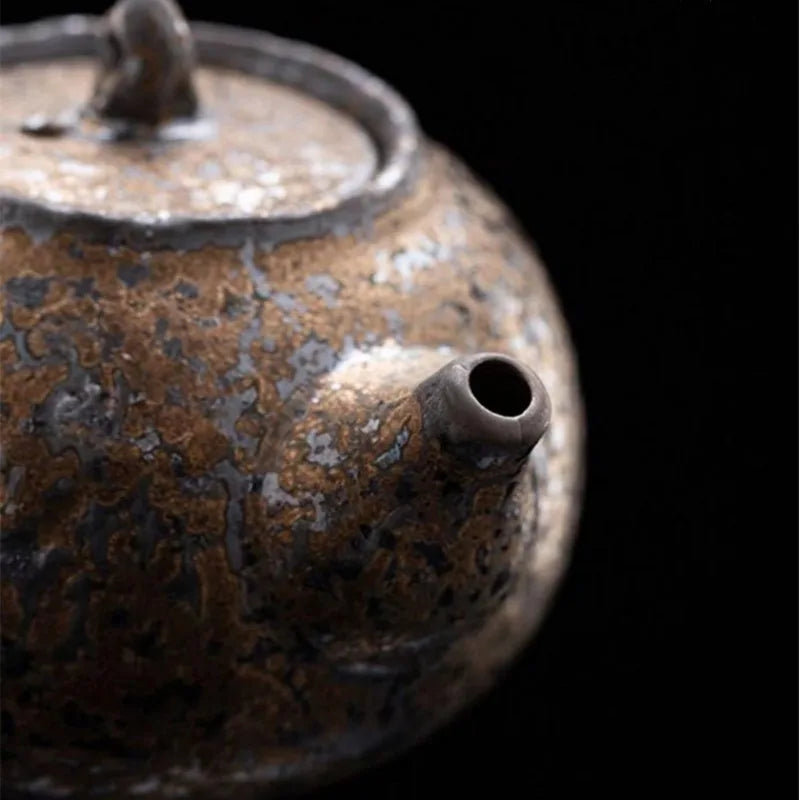 Théière en céramique émaillée à la rouille chinoise Ma Théière
