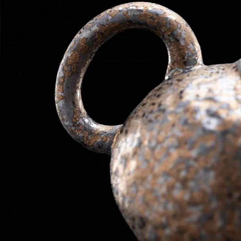 Théière en céramique émaillée à la rouille chinoise Ma Théière