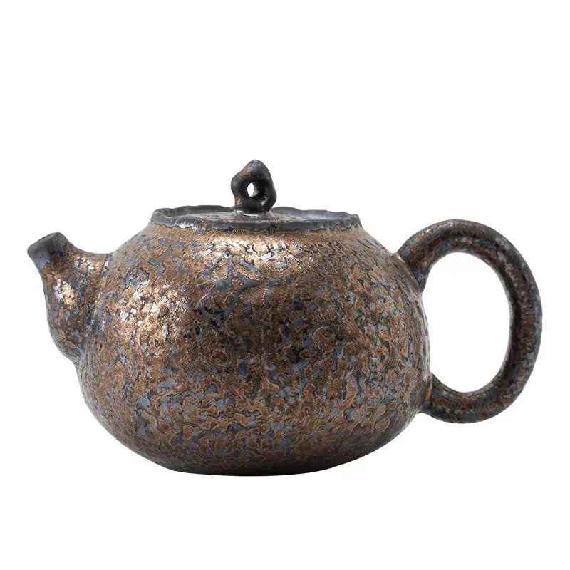 Théière en céramique émaillée à la rouille chinoise Ma Théière
