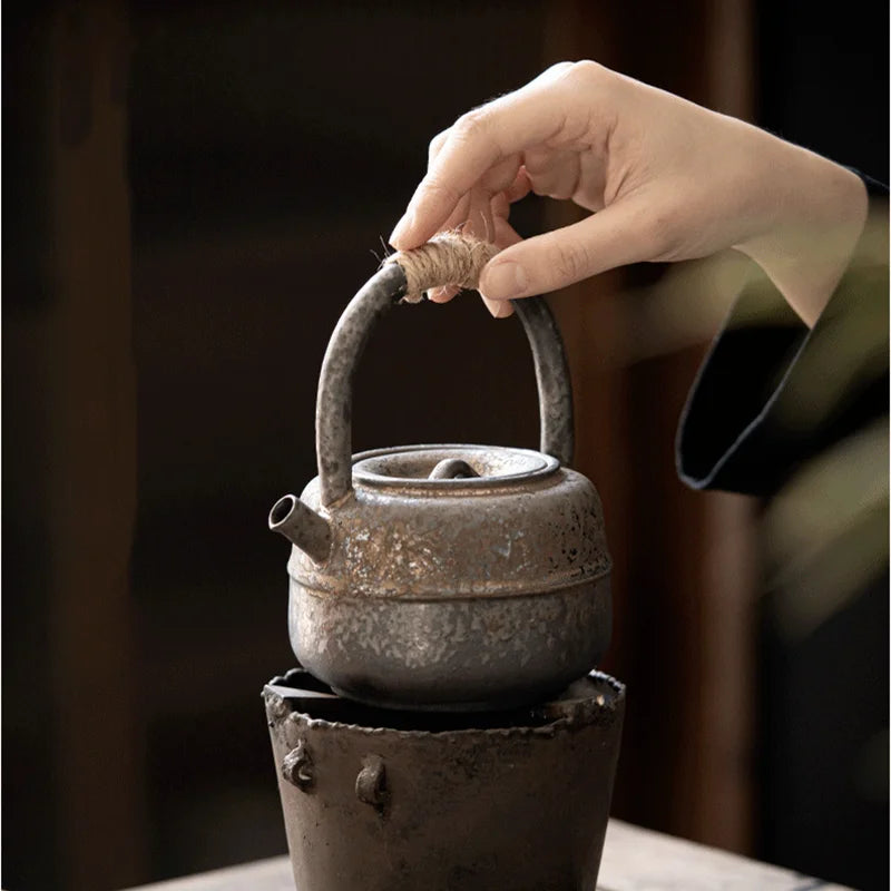 Théière en céramique japonaise marron - 450ml Ma Théière