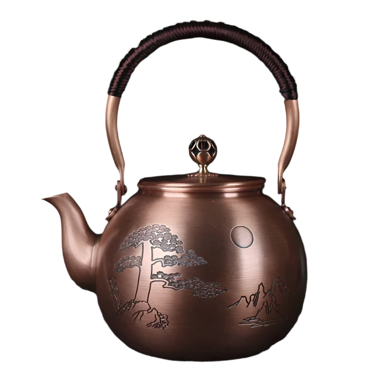 Théière en cuivre japonaise 4 éléments - 1500mL