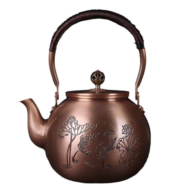 Théière en cuivre japonaise lotus serein - 1500mL