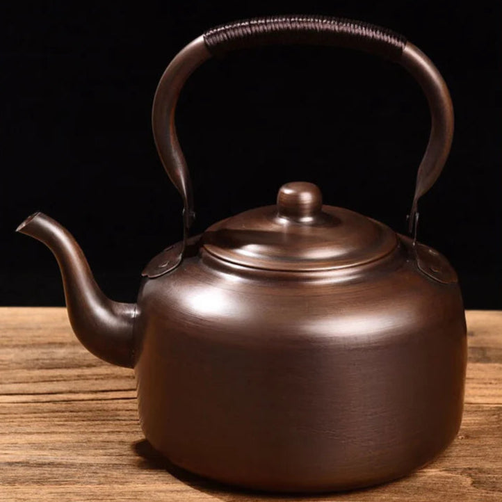 Théière en cuivre martelé faite main grande capacité - 3L Ma Théière
