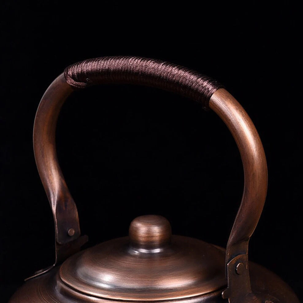 Théière en cuivre martelé induction faite à la main 3L Ma Théière