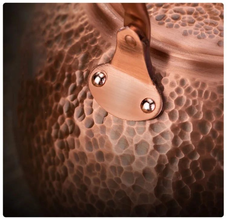 Théière en cuivre style rétro avec filtre Ma Théière