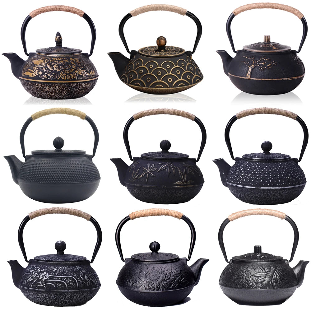 Théière en fonte style japonais cercle - 900ML Ma Théière