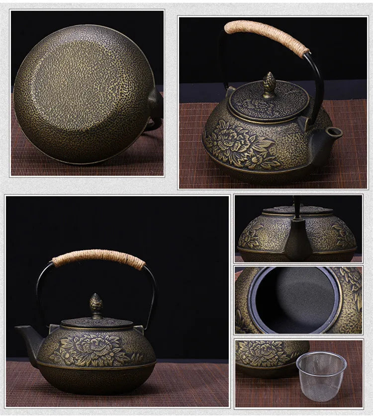 Théière en fonte style japonais soldat - 900ML Ma Théière
