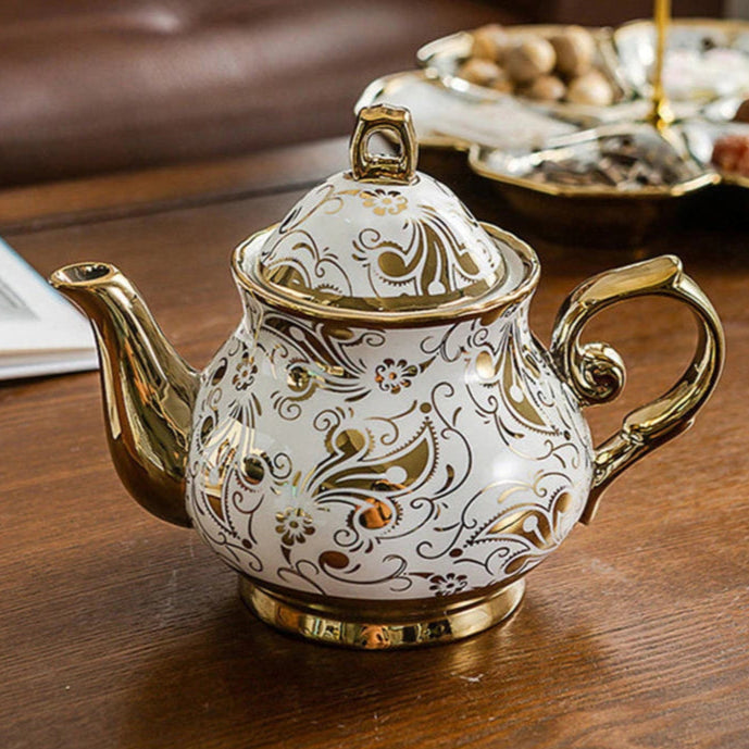 Théière en porcelaine anglaise deluxe Ma Théière