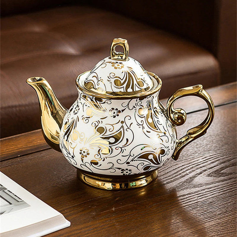 Théière en porcelaine anglaise deluxe Ma Théière