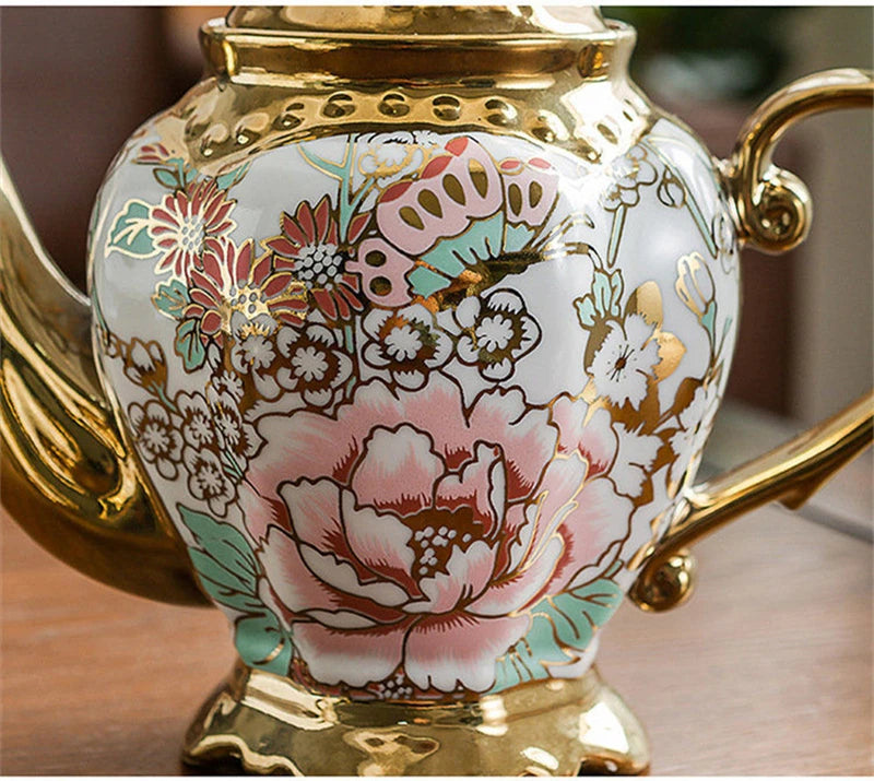 Théière en porcelaine anglaise deluxe Ma Théière