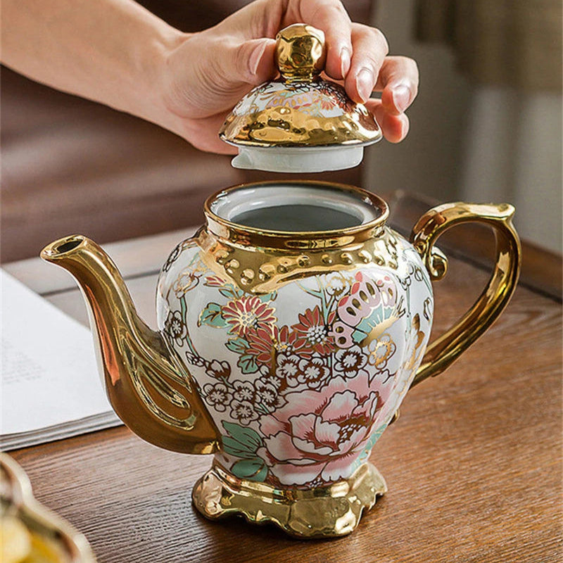 Théière en porcelaine anglaise deluxe Ma Théière