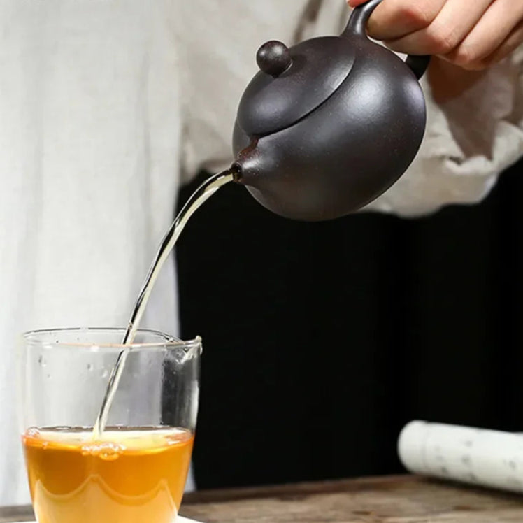 Théière en terre cuite noir petit format - 150mL black Ma Théière