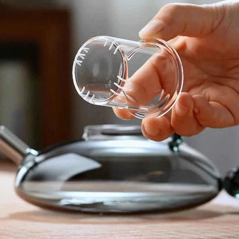 Théière en verre à thé anglais authentique Ma Théière