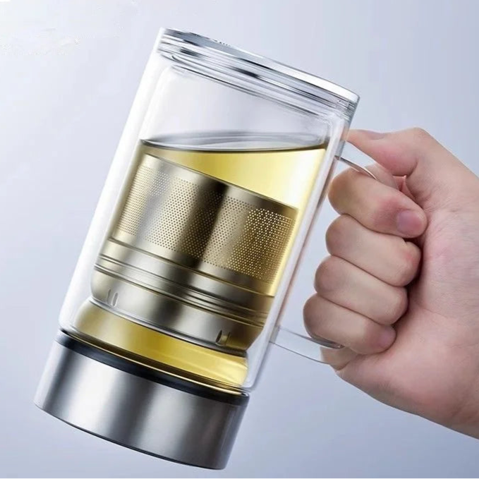 Théière en verre avec filtre - 400ML 400ml Ma Théière