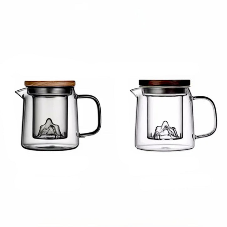 Théière en verre avec filtre - 450ML Fumé Ma Théière