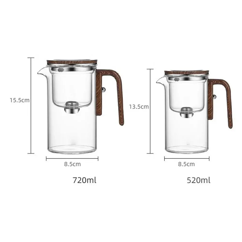 Théière en verre avec infuseur magnétique 520ml - 720ml Ma Théière