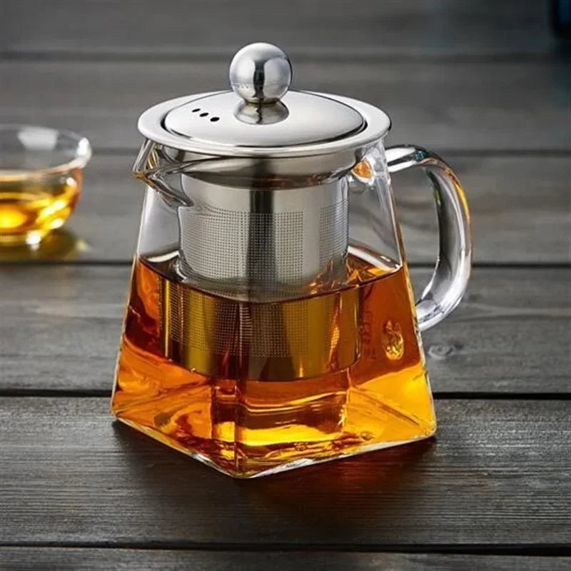 Théière en verre avec infuseur - THEENCE Ma Théière