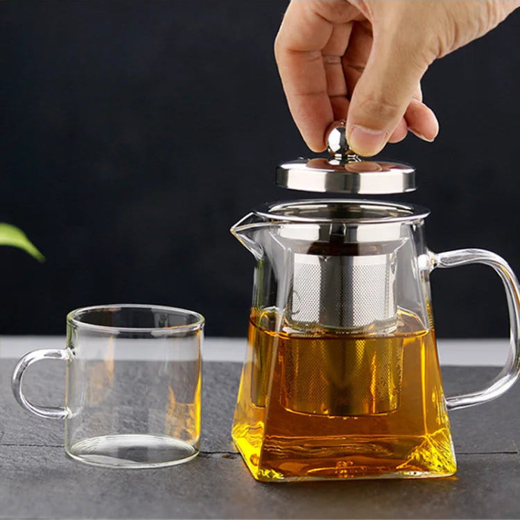 Théière en verre avec infuseur - THEENCE Ma Théière