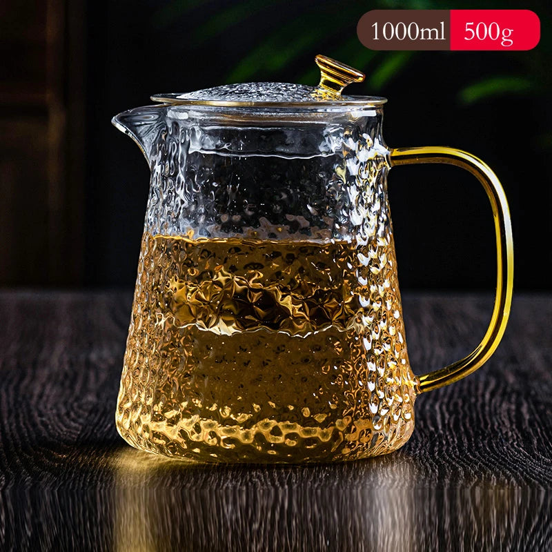 Théière en verre chinoise avec filtre 1000ml Ma Théière