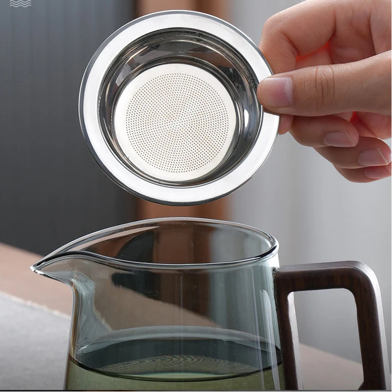 Théière en verre grisé avec filtre - 620ML Ma Théière