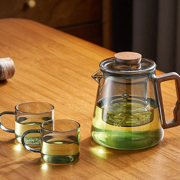 Théière en verre grisé avec filtre - 620ML Ma Théière