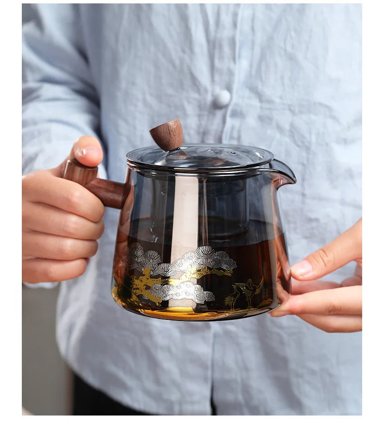 Théière en verre japonaise avec filtre Ma Théière